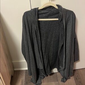 Free People Dark Gray Cardigan